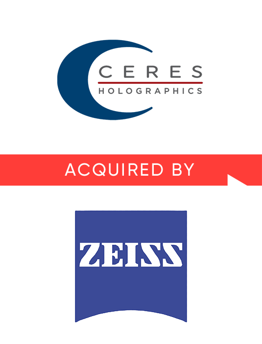 Ceres Holographics acquired by ZEISS